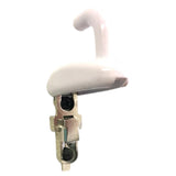 Heavy Duty Snap Hook Brushed Nickel Wall Hanger