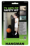 TV Anti-Tip Safety Kit VESA Steel Cable Flat Screen TV