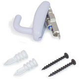 Heavy Duty Snap Hook White Wall Hanger