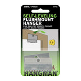 Flush Mount Canvas Picture Hanger Self-Levelling Sawtooth Hook