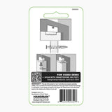 Flush Mount Canvas Picture Hanger Self-Levelling Sawtooth Hook