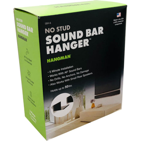 Soundbar Wall Mount No-Stud Sound Bar Hanger