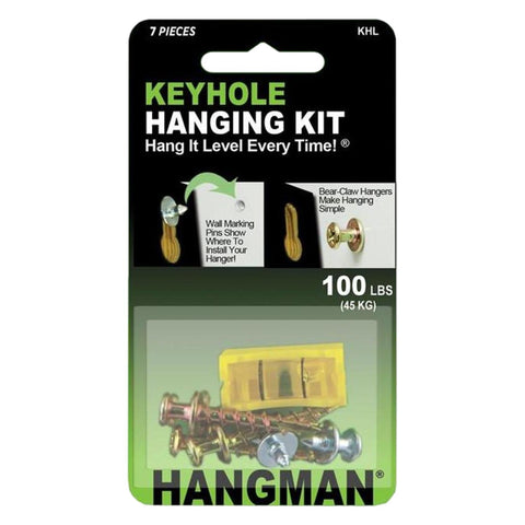 Keyhole Hanging Kit for up to 45kg (100lbs)